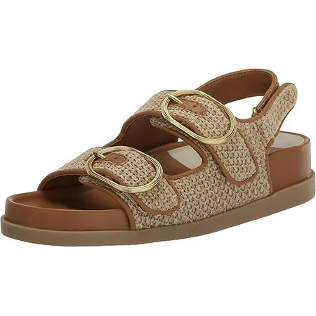Dolce Vita Starla Sandals Women s US 9.5 Tan Woven Leather Slingback KHD1088 | Walmart (US)