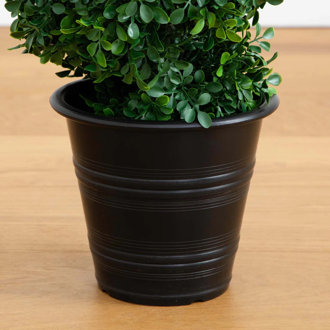 Boxwood Spiral Topiary with Planter (Indoor/Outdoor) | Nearly Natural | Nearly Natural