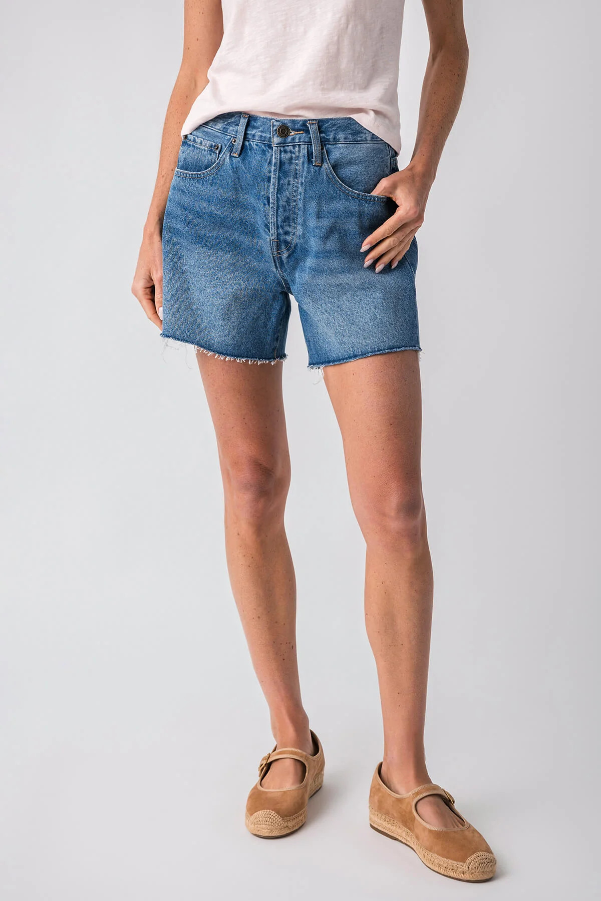 Z Supply Everyday Hi-Rise Denim Short | Social Threads