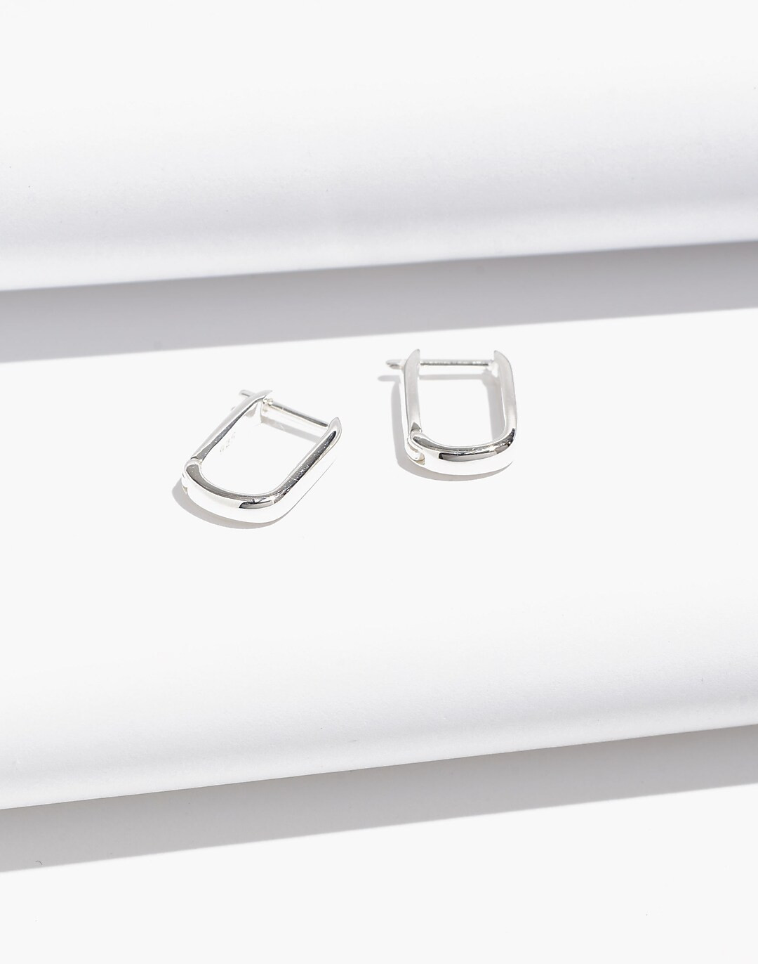 Delicate Collection Demi-Fine Carabiner Hoop Earrings | Madewell