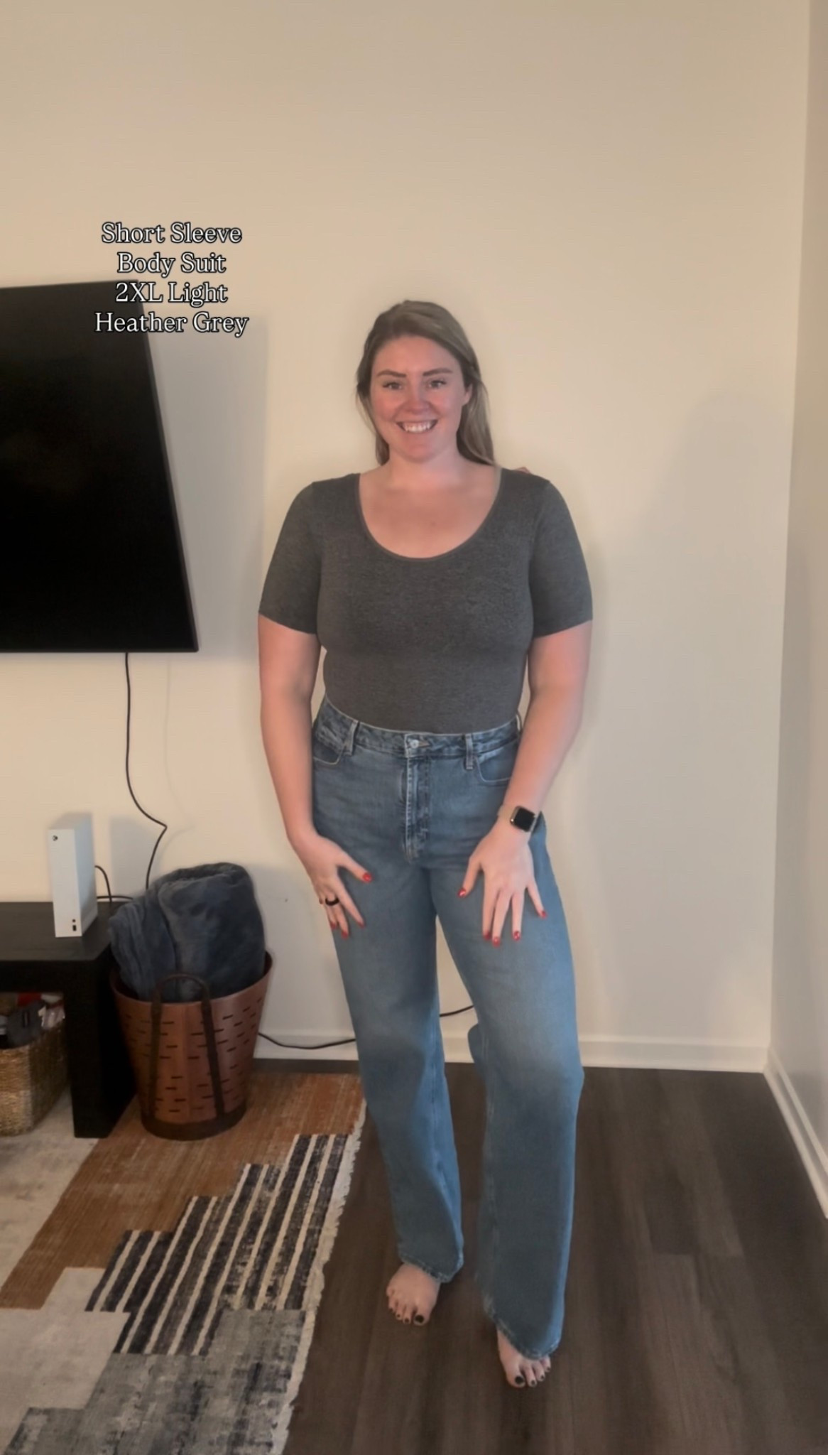 A shaping body suit from Shapermint! 

Shapewear, plus size fashion, mid size fashion, affordable fashion