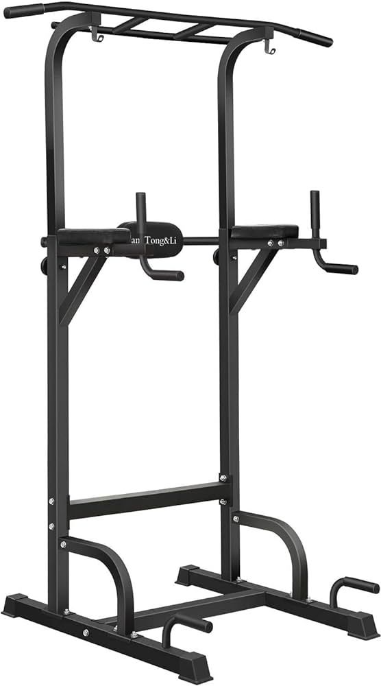 BangTong&Li Power Tower, Pull Up Bar Dip Station/Stand for Home Gym Strength Training Workout Equ... | Amazon (US)