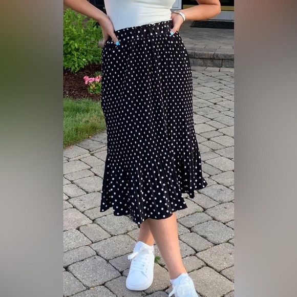 Polka dot midi skirt | Poshmark