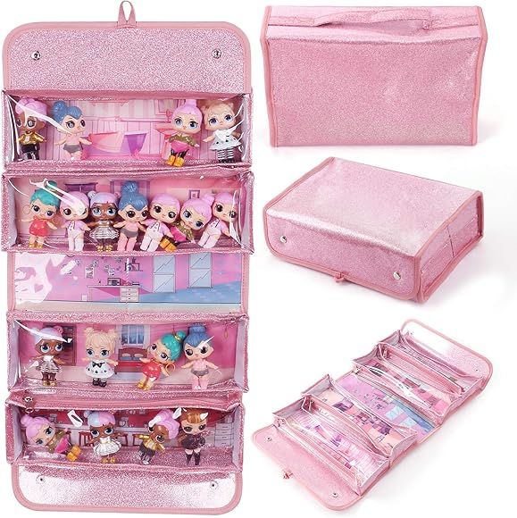 BELLEMID Storages & Display Case for Dolls Compatible with All LOL Surprise Dolls,Easy Carrying S... | Amazon (US)