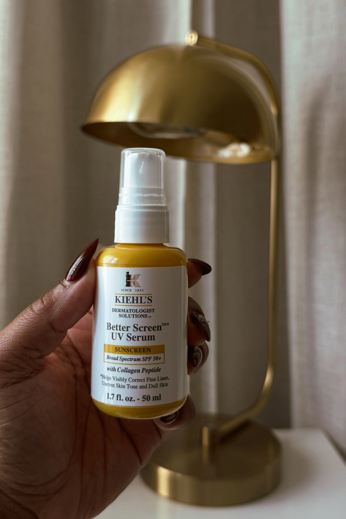 I use this moisturizer from Kiehl’s daily since it has 50spf in it and doesn’t leave a white cast 

#LTKSaleAlert #LTKBeauty #LTKGiftGuide