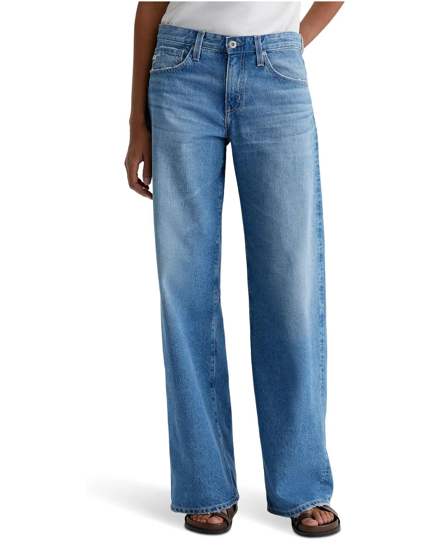 Adria Low Rise Baggy Wide Leg in Flashback | Zappos