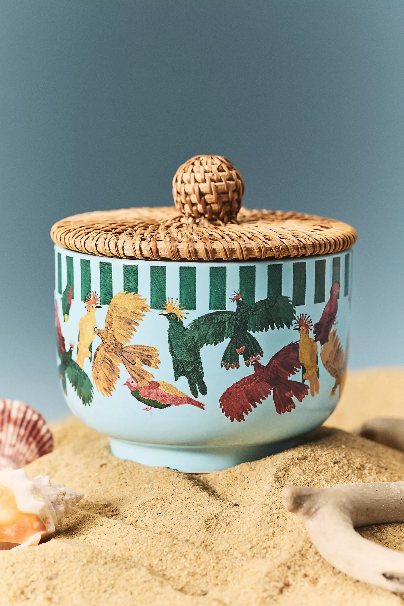 Farm Rio x Anthropologie Fresh Ocean Waves & Bergamot Ceramic Candle | Anthropologie (US)