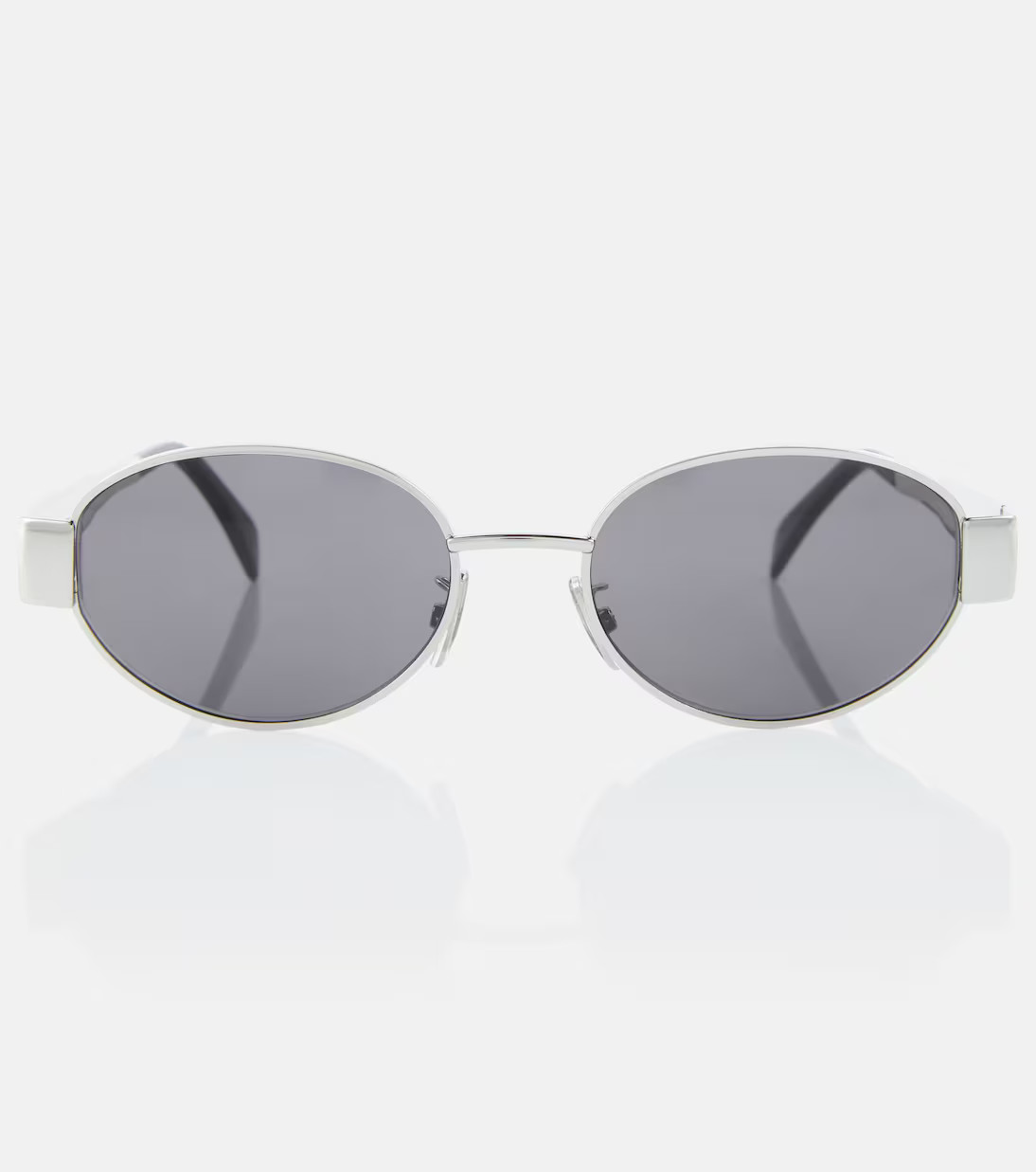 Triomphe oval metal sunglasses | Mytheresa (UK)
