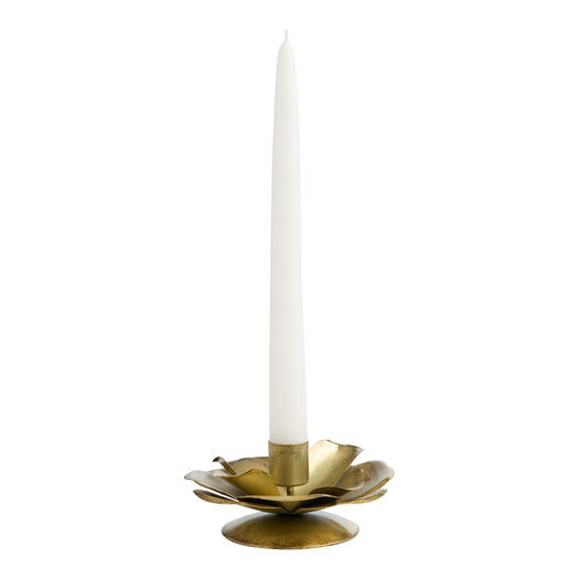 Vintage Metal Rose Taper Candle Holder by World Market | World Market