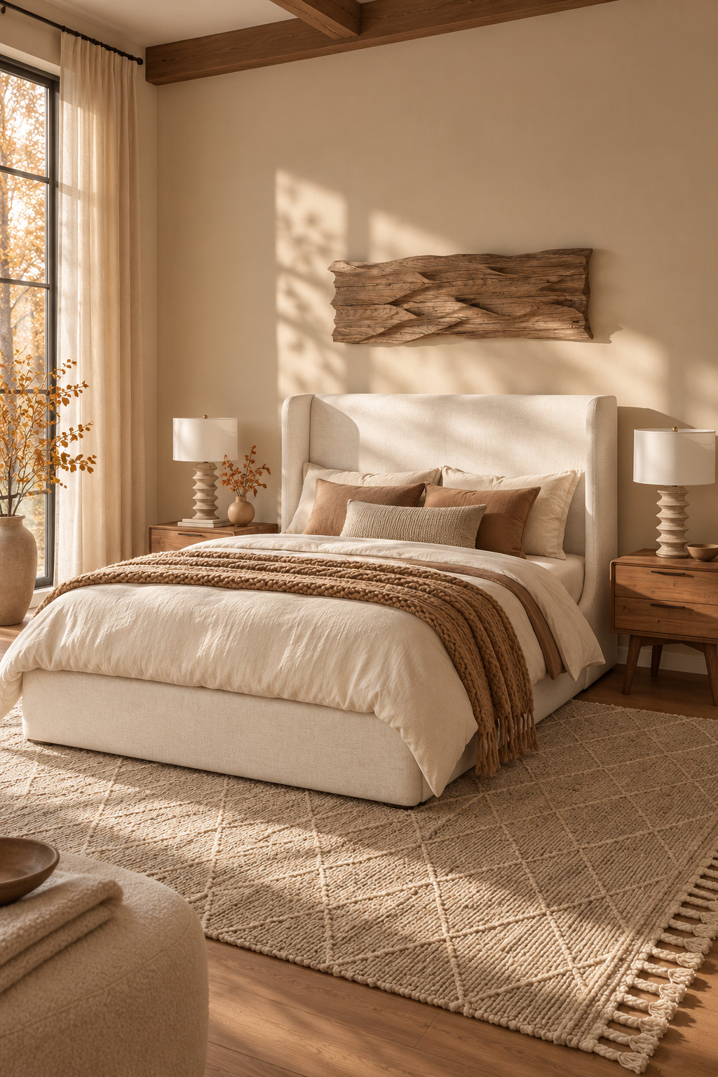 🚨 SALE ENDS SOON! If you’ve been thinking about refreshing your bedroom for fall, this is your sign to do it now. This creamy upholstered bed has such a soft, elevated look and the wingback headboard makes the whole room feel instantly more luxurious. I love it styled with warm brown pillows, cozy knit throws, and neutral bedding for fall. This weekend only: up to $600 off storewide + Free Gift + extra $80 off $1,500+ with code LABORSALE. Don’t wait too long—this deal is almost gone!*
#Castlery #CastlerySale #LaborDaySale #SaleEndsSoon #BedroomRefresh #FallBedroom #UpholsteredBed #NeutralBedroom #CozyBedroom #BedroomInspo #FallHomeRefresh #FurnitureSale 

 #LTKSeasonal #LTKHome #LTKSaleAlert