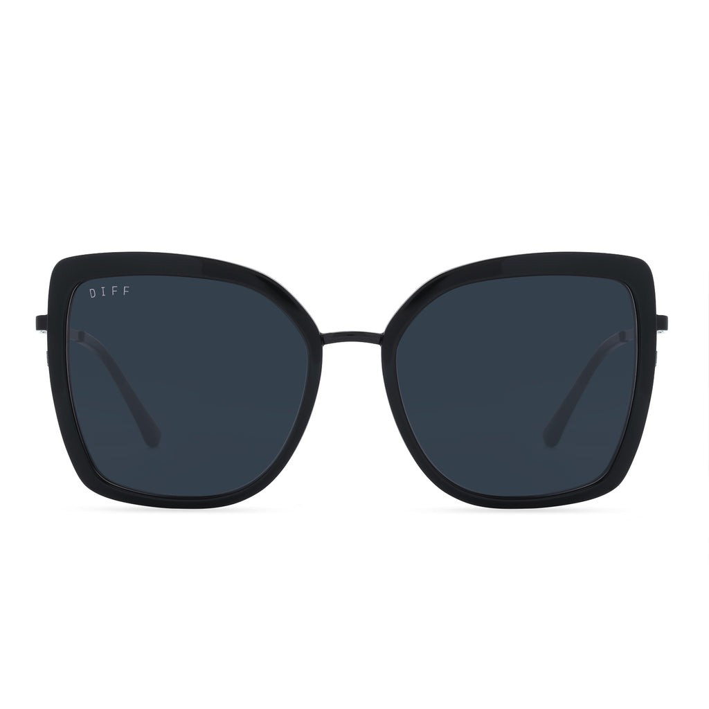 COLOR: black   grey sunglasses | DIFF Eyewear
