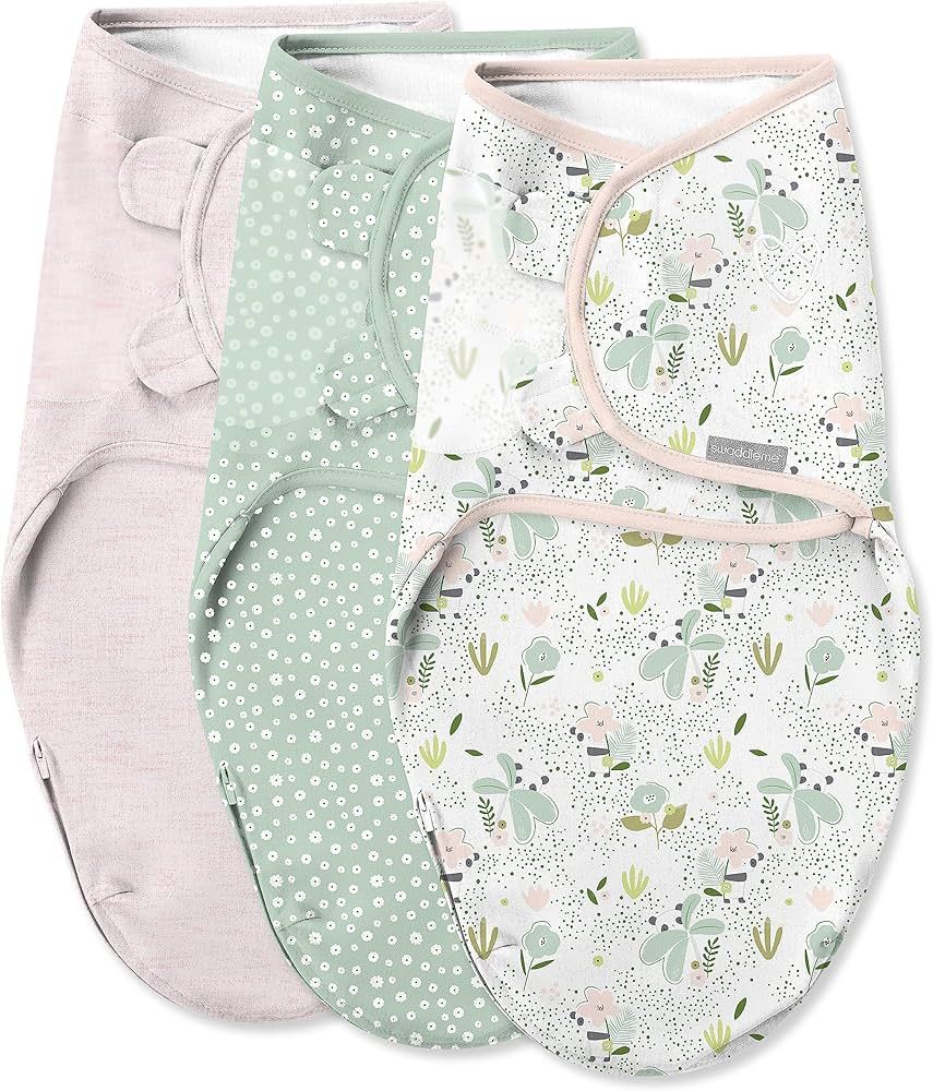 SwaddleMe by Ingenuity Easy Change Swaddle in Size Small/Medium, For Ages 0-3 Months, 7-14 Pounds... | Amazon (US)