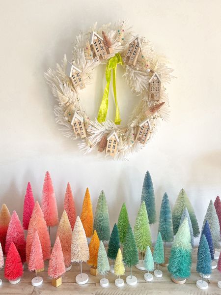 Rainbow bottle brush trees 🎄🎄🎄

#LTKCyberWeek #LTKHoliday #LTKGiftGuide