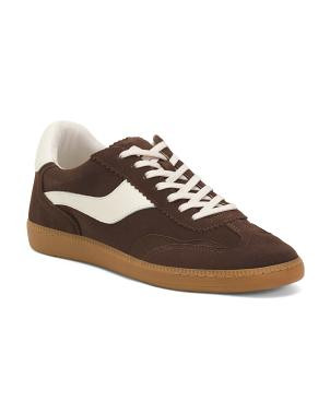 Leather And Suede Notice Sneakers | TJ Maxx