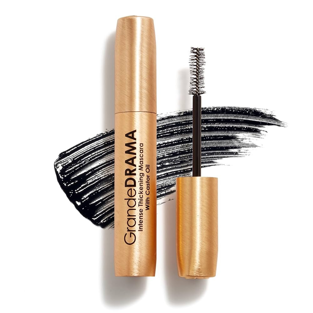 Grande Cosmetics GrandeDRAMA Intense Thickening Mascara with Castor Oil, Volumizing, Conditioning... | Amazon (US)