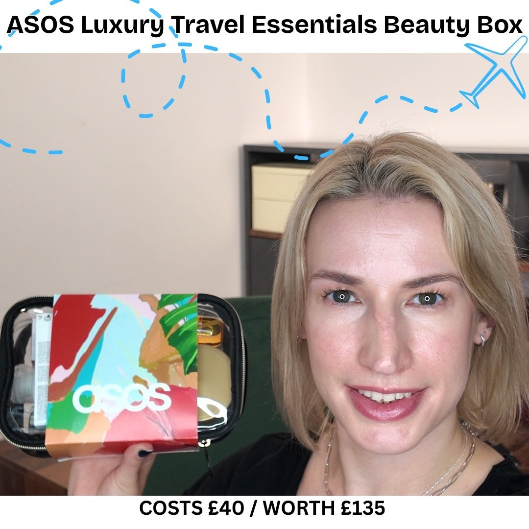 🏖️ Let’s unbox the lastest ASOS Beauty edit.

This is the Luxury Travel Essentials Box

It costs £40 and is worth £135

ASOS | SKINCARE | TRAVEL ESSENTIALS | BEAUTY | SKINCARE

#travelessentials
#asosbeauty 
#beauty 
#beautybox 
#skincare 
#skincarecommunity 
#skincareroutine 
#travelminis 
#affordableskincare 
#highstreetskincare


#LTKbeauty