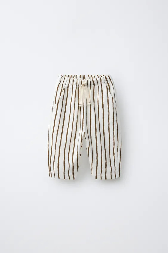 STRIPED BAGGY PANTS | Zara US