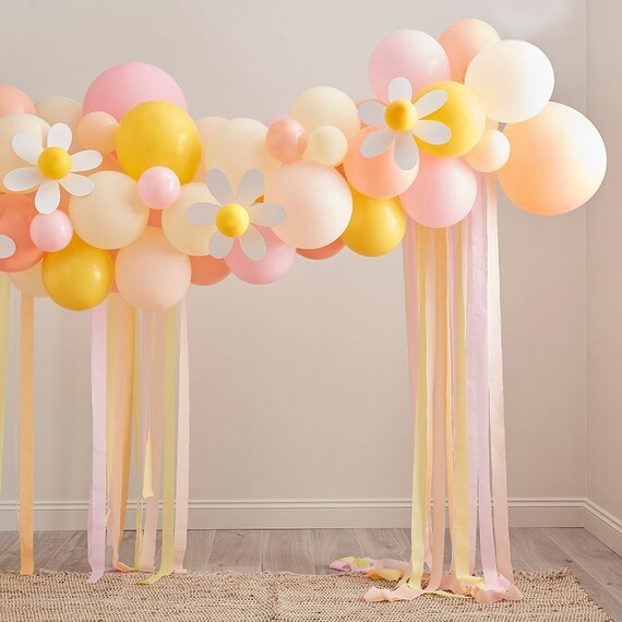 Easter Balloon Garland Daisy Pastel Balloon Arch Kit Easter | Etsy | Etsy (US)