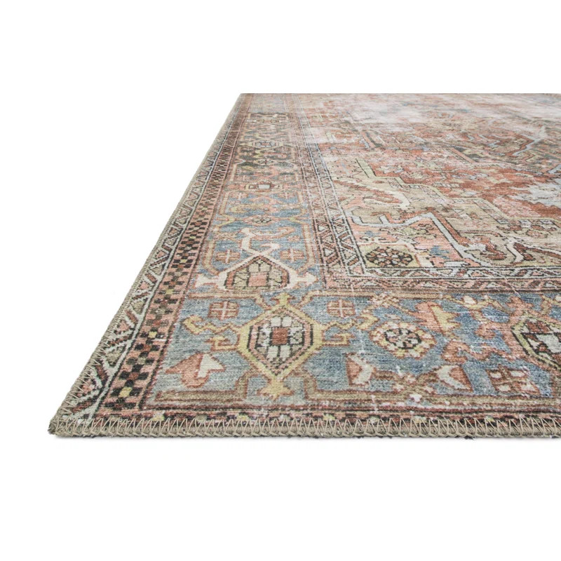 Skye Oriental Terracotta Area Rug | Wayfair North America