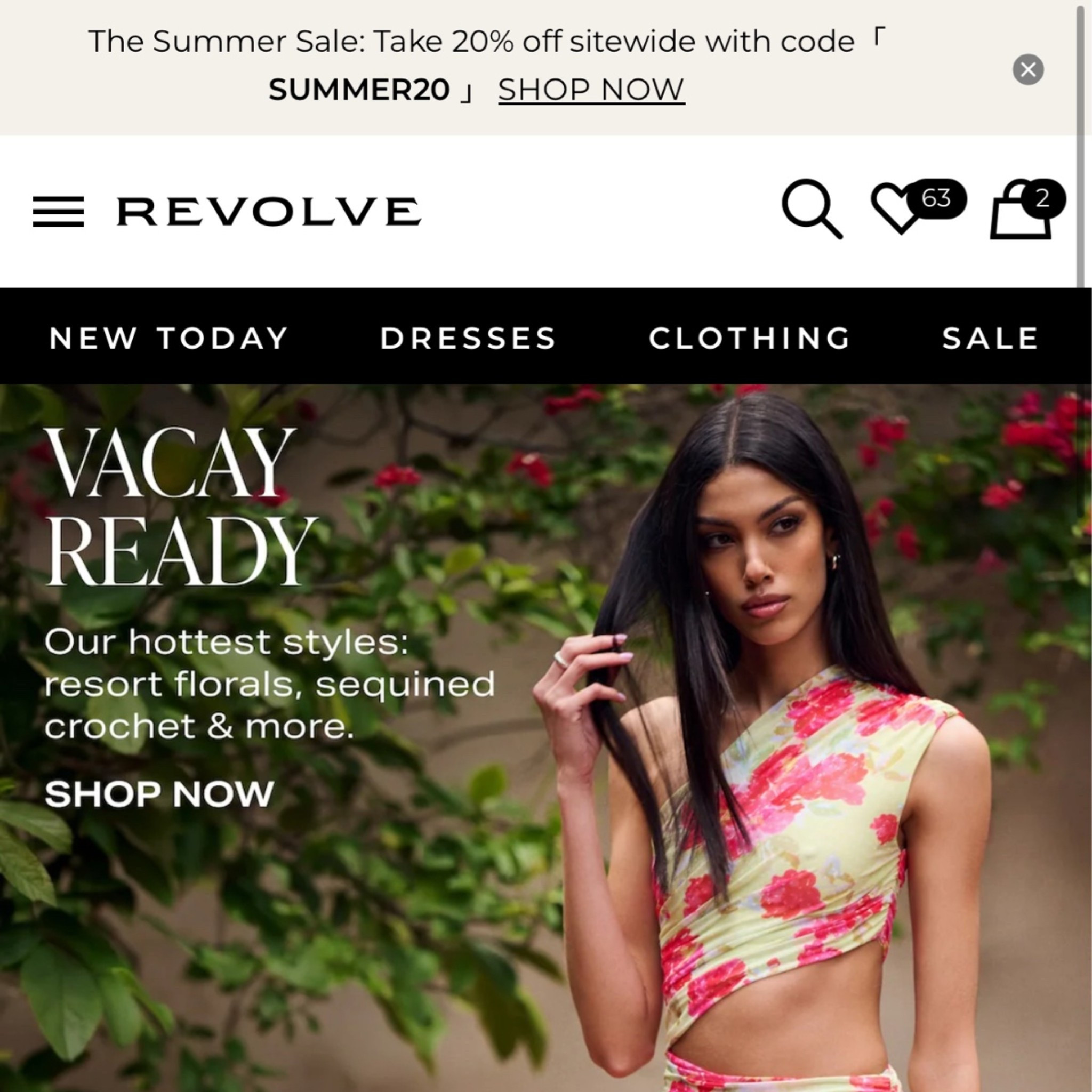 20% off at Revolve right now using the code “SUMMER20” 💌

#revolve #summersale #sale

#LTKdresses #LTKsummer #LTKsale