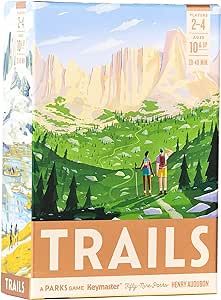 Trails, a Family and Strategy Board Game About Hiking and Outdoors by Keymaster | Amazon (US)