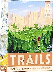 Trails, a Family and Strategy Board Game About Hiking and Outdoors by Keymaster | Amazon (US)