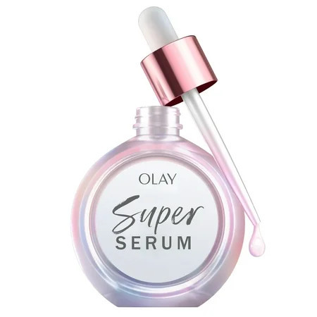 Olay Super Serum - Niacinamide, Vitamin C & E, Collagen Peptide, AHA - 5-in-1 Skin Care Benefits for Face - Healthy Glow, Brightening, Hydrating, Smoothing, Firming, Evens Tone, Anti-Aging, 1.0 Oz | Walmart (US)