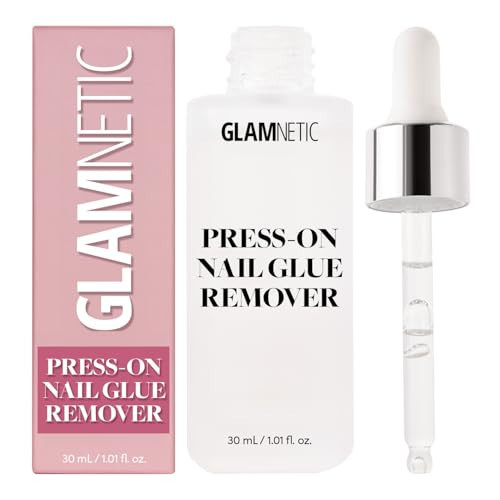 Glamnetic Press On Nail Remover | Odorless, No Acetone, Gentle Press-On Nail Remover Serum for Fake Nails | 30 ml/1.01 fl. oz. | Amazon (US)