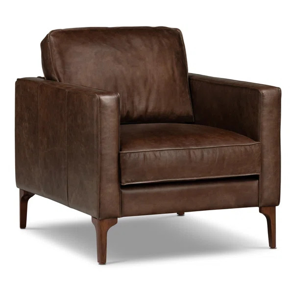 Mateo Genuine Leather Armchair | Wayfair North America