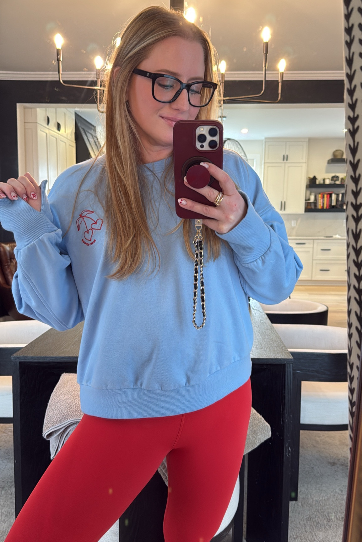Casual every outfit 🩵Love the pops of color with the sweatshirt!

#LTKFindsUnder100