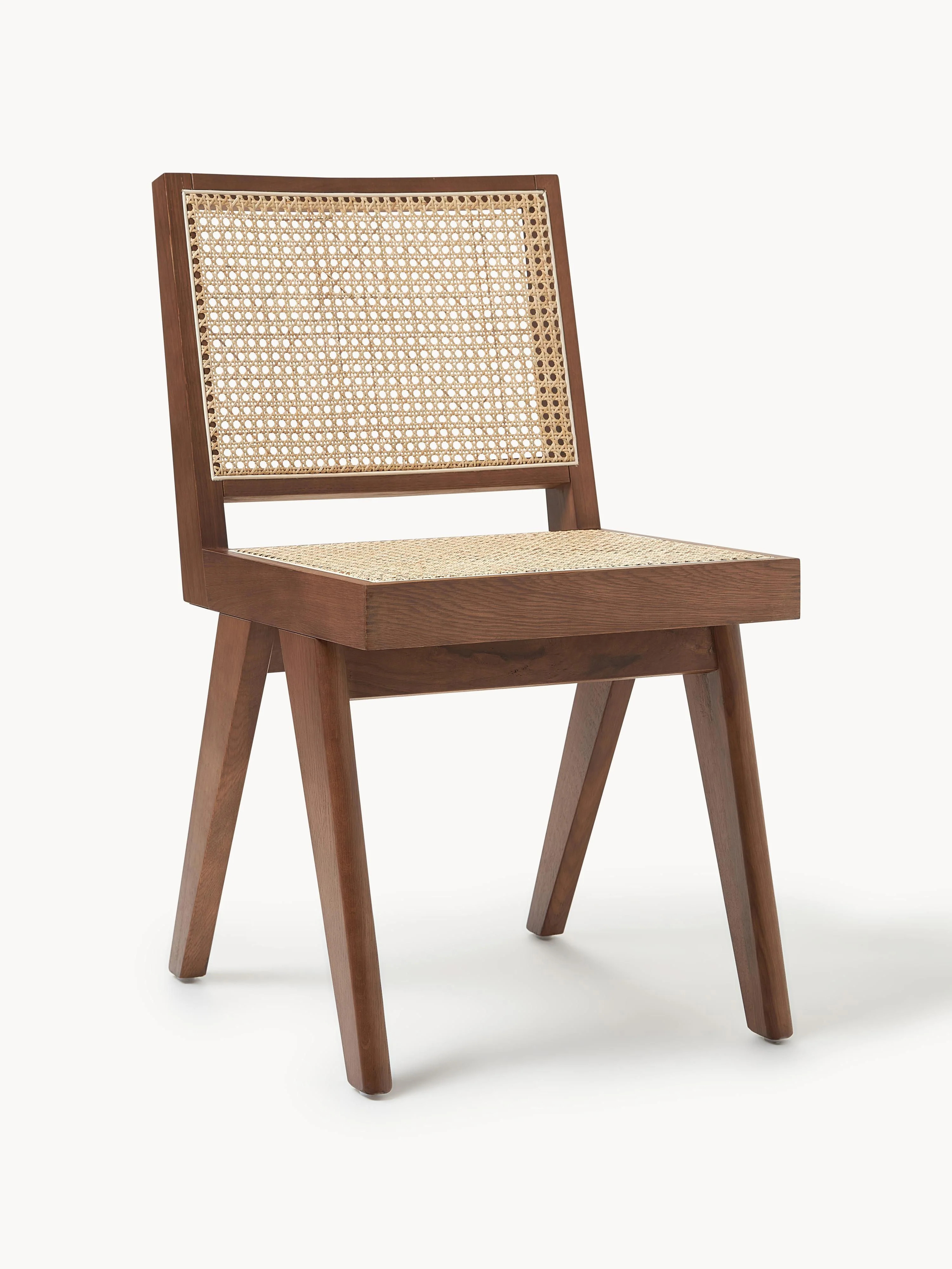 Wooden Dining Chair Sissi with Viennese Wickerwork | Westwing UK