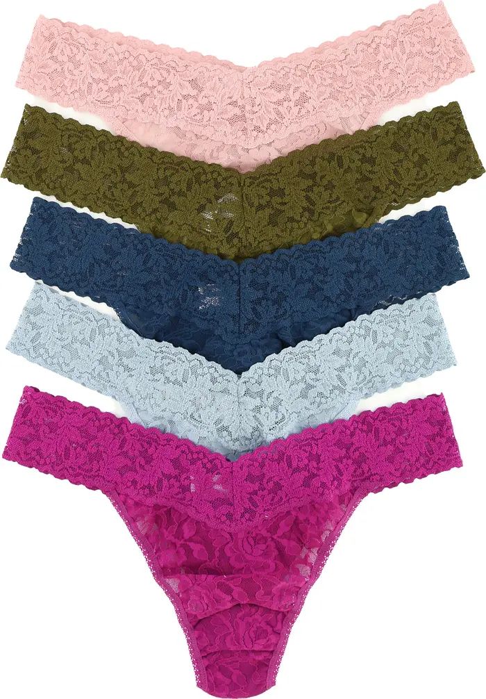 5-Pack Original Rise Thongs | Nordstrom