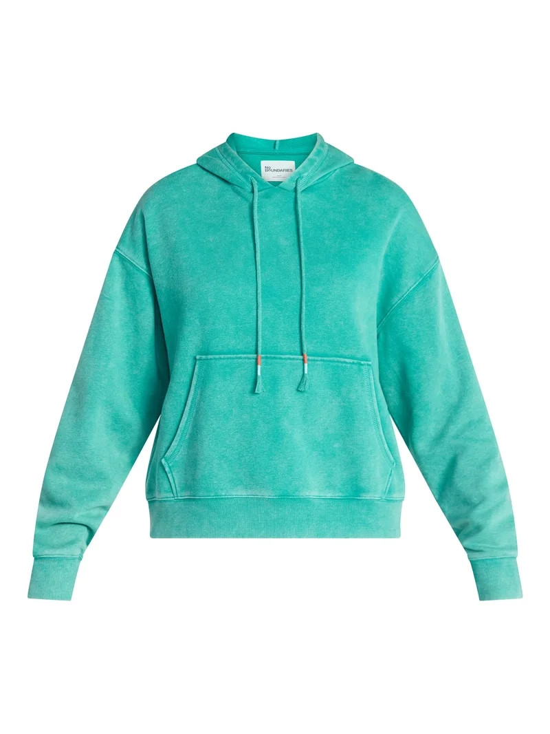 No Boundaries Washed Fleece Pullover Hoodie, Women's XXS-XXL | Walmart (US)