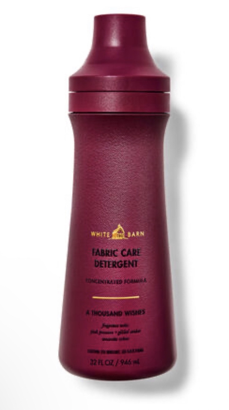 On the next episode of products that I wanted to hate but fell in love with……the Bath & Body Works detergent. 

So many mixed reviews on these detergents. For starters, it’s pricey but we know B&BW always has some kind of deal going on so I don’t think that the price will be much of an issue.

The detergent is extremely concentrated and you don’t need much to get the job done.
The scent lasts for me. I have used it for linens and outside clothing. Getting into bed with this smell lingering in my sheets has been heavenly.

I can’t speak to any stain fighting capabilities because I didn’t have any stains to remove.

Overall, I don’t think it’s realistic to use as my main detergent but I enjoy it enough to repurchase. At the moment, it’s only available online.

Home finds, cleaning supplies, laundry detergent, scented detergent, bath & body works fragrances, a thousand wishes

#LTKhome #LTKfindsunder50 #LTKGiftGuide