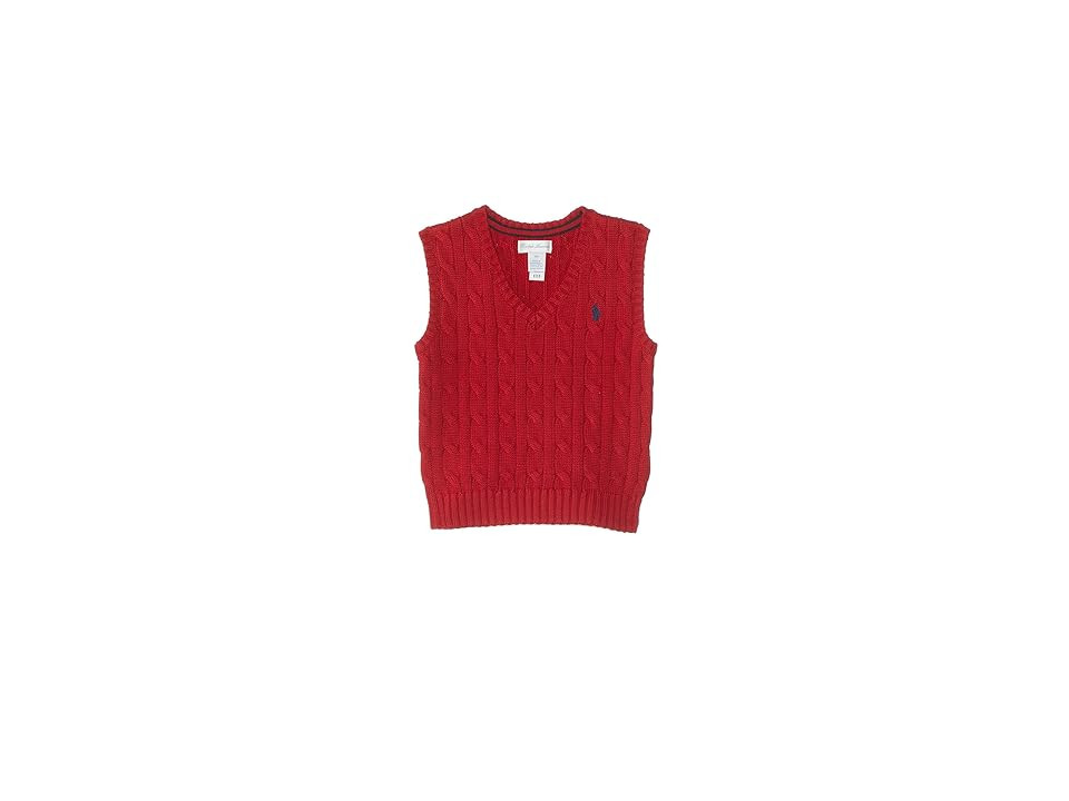 Polo Ralph Lauren Kids Combed Cotton Vest (Infant) Boy's Clothing RL 2000 Red/C7932 : 6 mos | Zappos