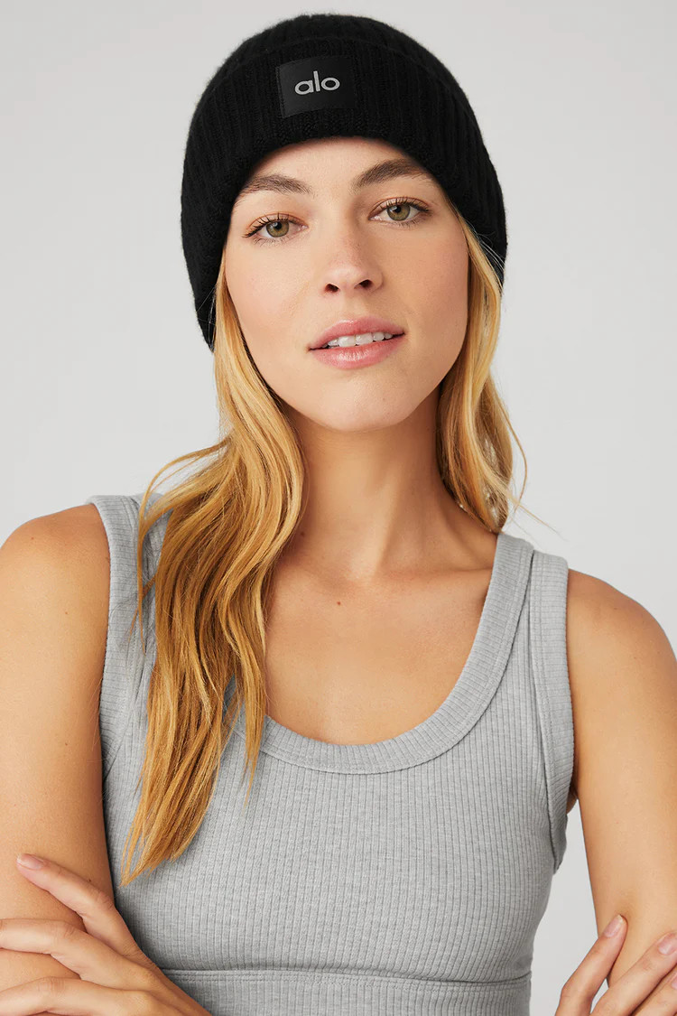 Cashmere Blend Rib Beanie | Alo Yoga (US)