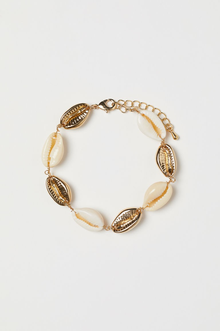 Armband mit Muscheln - Goldfarben/Weiß - Ladies | H&M DE | H&M (DE, AT, CH, NL, FI)