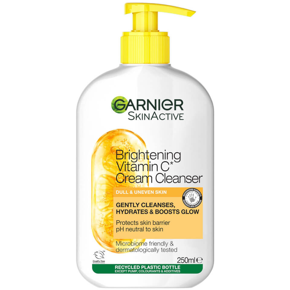 Garnier Skin Active Vitamin C Brightening Cream Cleanser 250ml | Look Fantastic (UK)