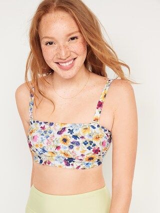 Printed Bandeau Swim Top for Women | Old Navy (US)