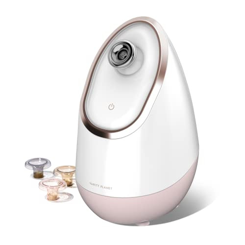 Vanity Planet Aira Ionic Facial Steamer (Rose Gold) - Pore Cleaner That Detoxifies, Cleanses and ... | Amazon (US)