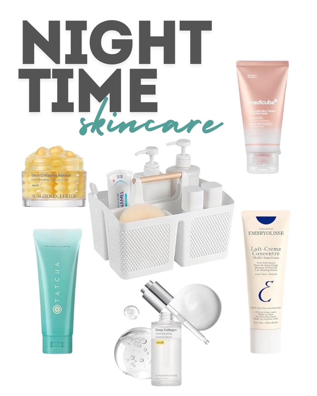 Favorites for nighttime skincare routine 

#LTKBeauty #LTKOver40