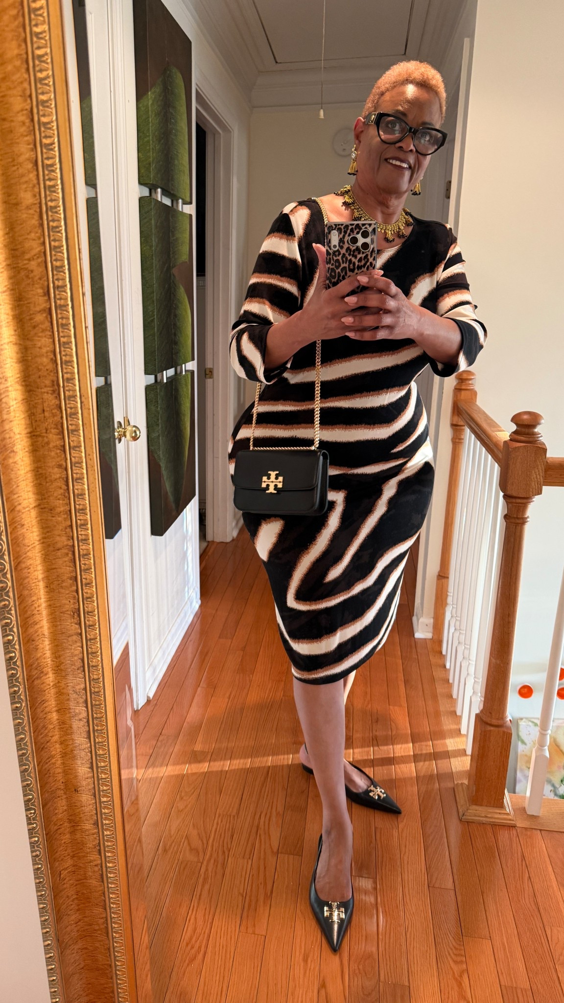 THESE TWO! 
Simply classy and very nice 👌🏽
Taking this bag and these flats on my vacation.  Wiill dress them up and down throughout my trip. Wore them today to brunch with this dress. #universalstyling.

#LTKgrwm #LTKdayinmylife