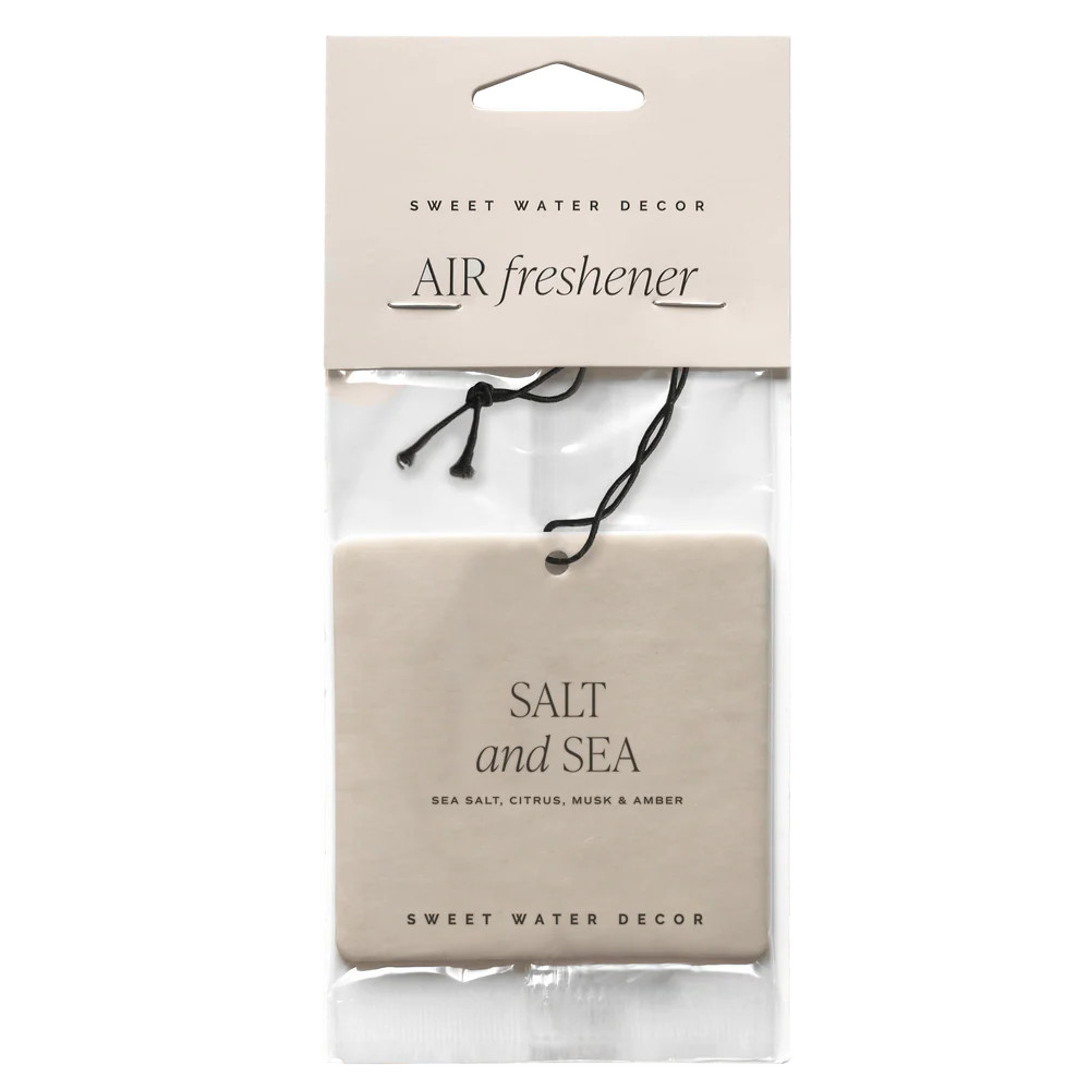 Salt and Sea Hanging Air Freshener | Car Air Fresheners | Sweet Water Decor, LLC