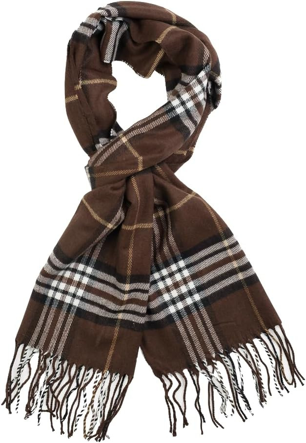 Plum Feathers Super Soft Luxurious Cashmere Feel unisex for Men and Women Winter Scarf | Amazon (US)