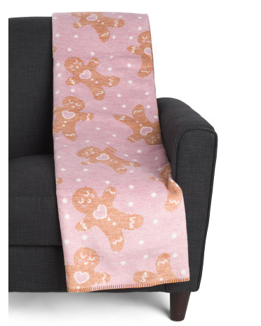 Made In Portugal Gingerbread Man Throw | TJ Maxx