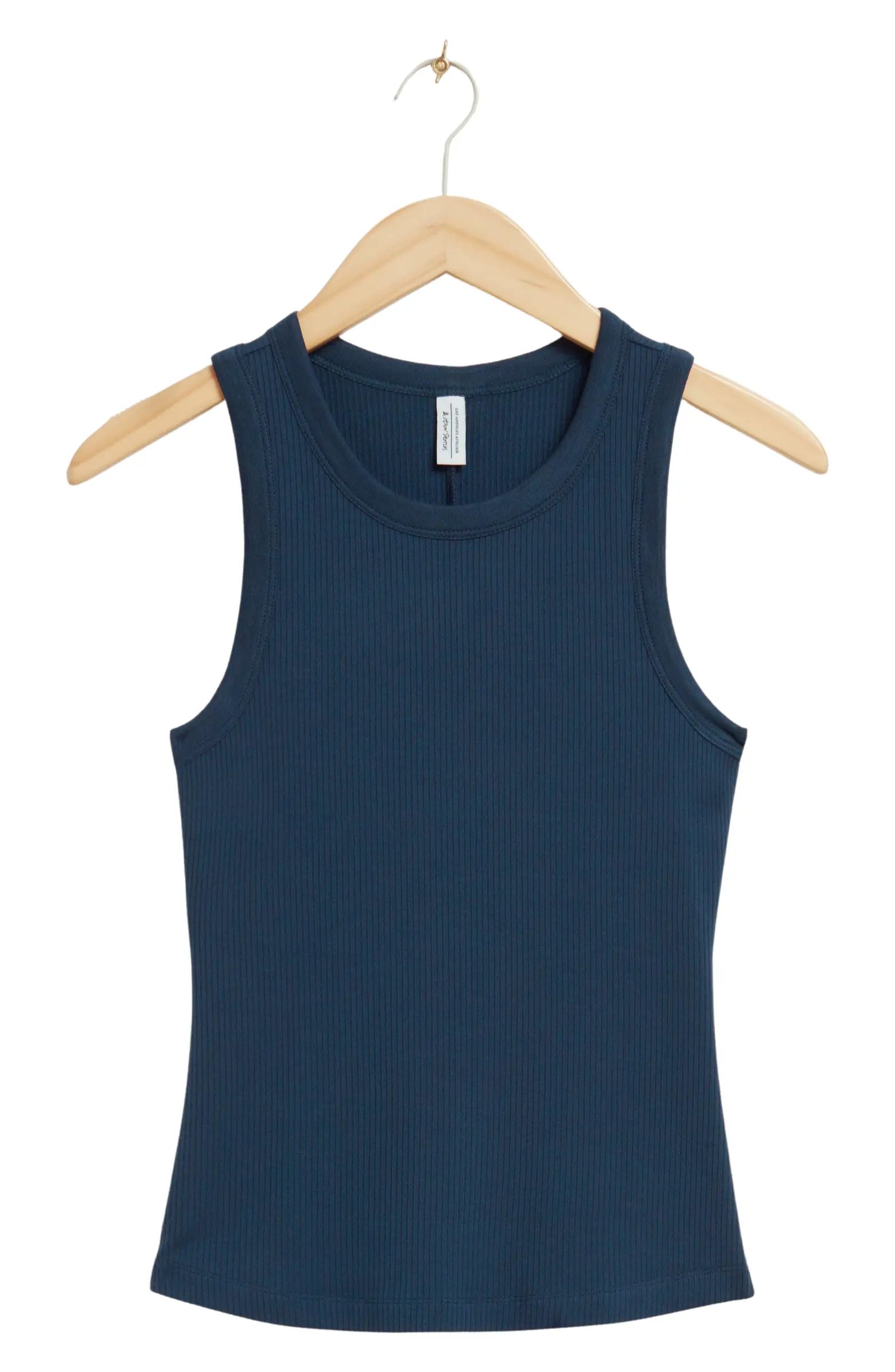 Fitted Rib Scoop Neck Tank | Nordstrom