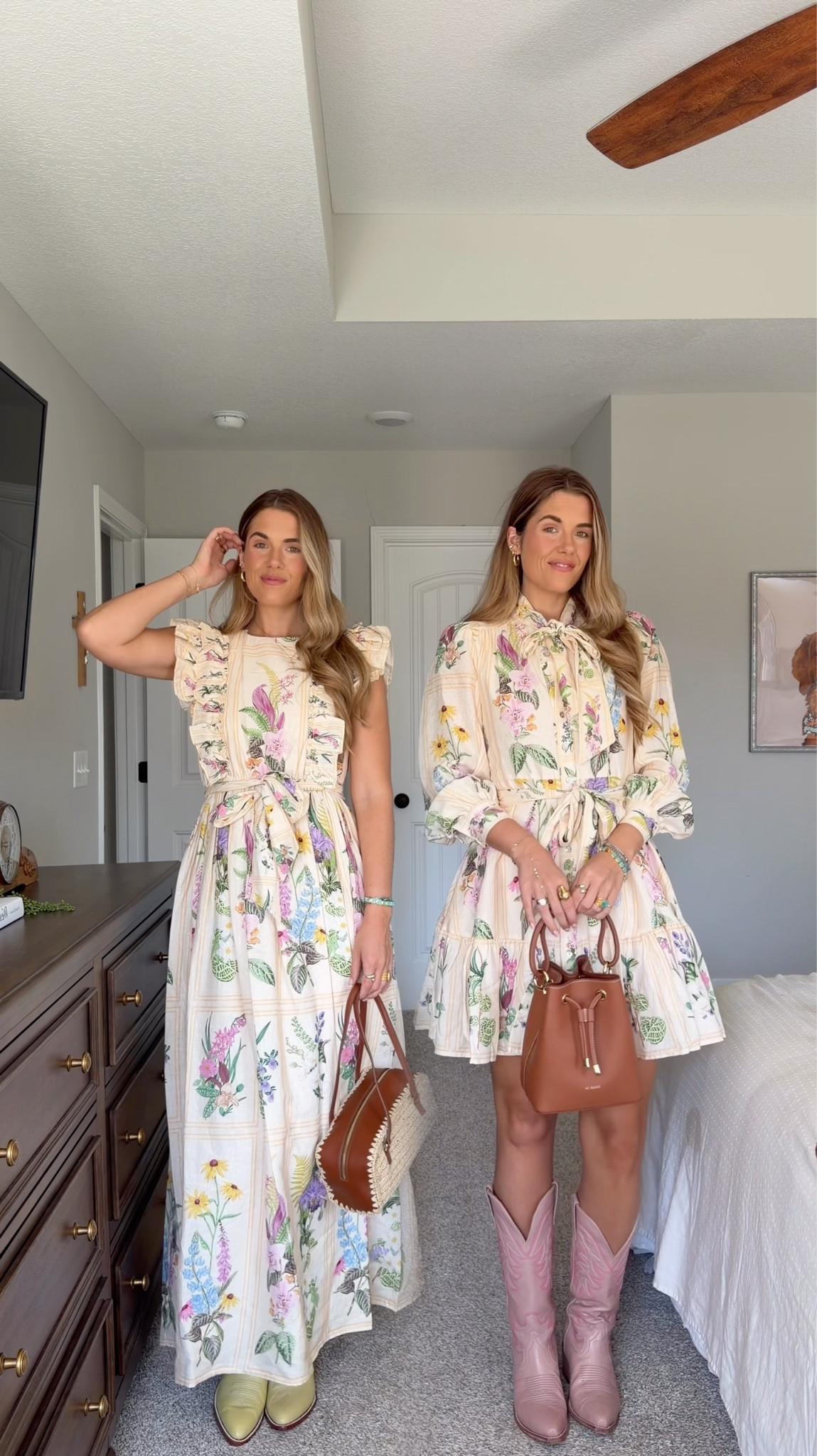 size small in both dresses! majorly on sale 👀 

#LTKootd #LTKSaleAlert #LTKgrwm