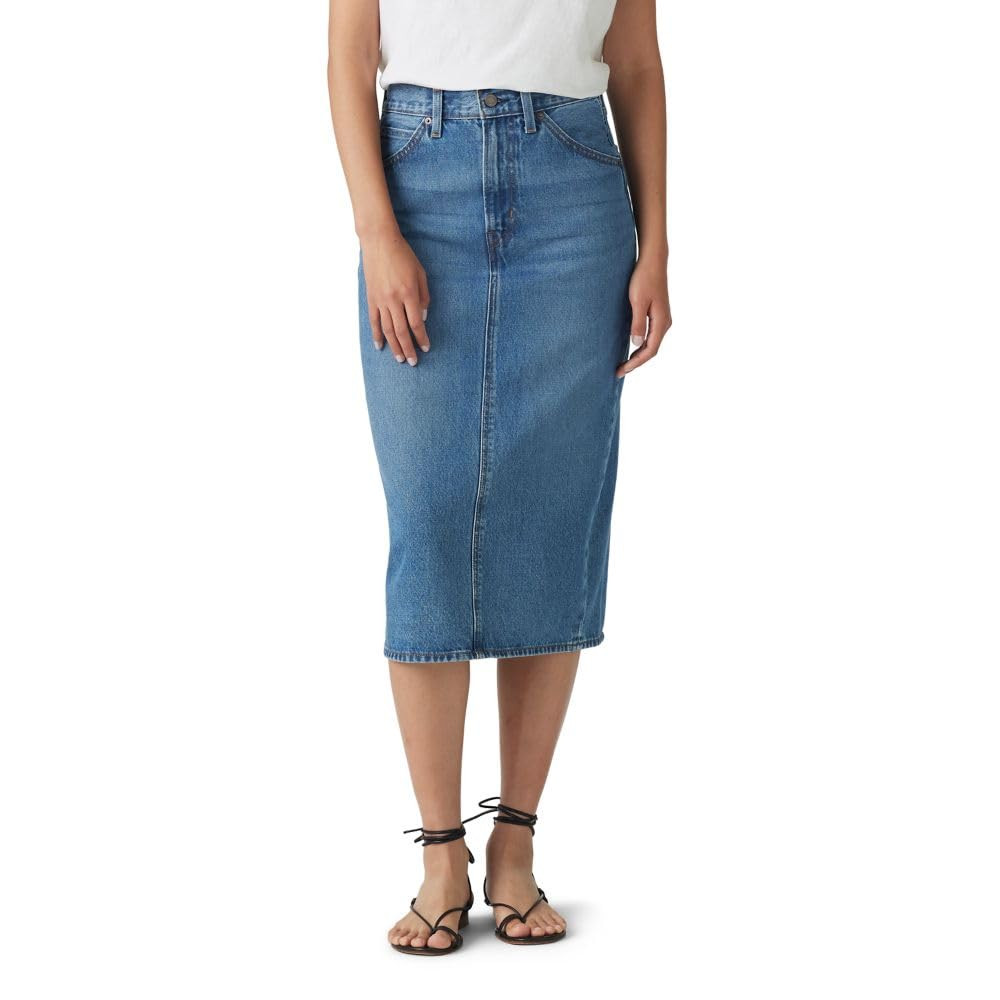 Levi's Women's High-Rise Slit Skirt | Amazon (US)