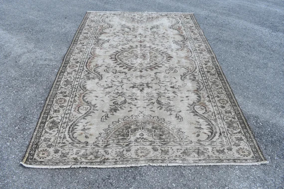 Vintage Handmade Rug Brown Large Rug Turkish Area Rug Home | Etsy | Etsy (US)