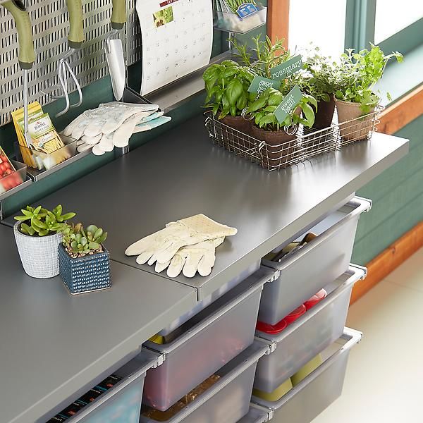 Elfa Utility Work Surface | The Container Store